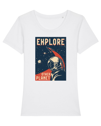 Explore Other Planet White