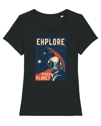 Explore Other Planet Black