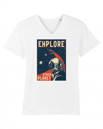 Explore Other Planet White