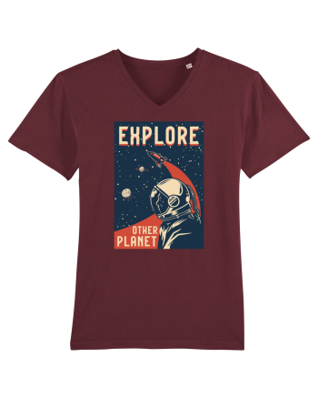 Explore Other Planet Burgundy