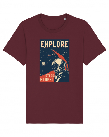 Explore Other Planet Burgundy
