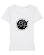 NASA Black Tricou mânecă scurtă guler larg fitted Damă Expresser