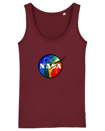 NASA Colorful Burgundy