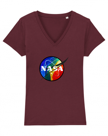 NASA Colorful Burgundy