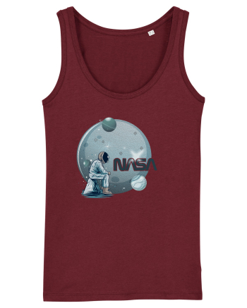 NASA Moon Burgundy