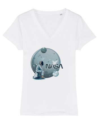NASA Moon White