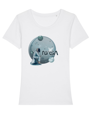NASA Moon White