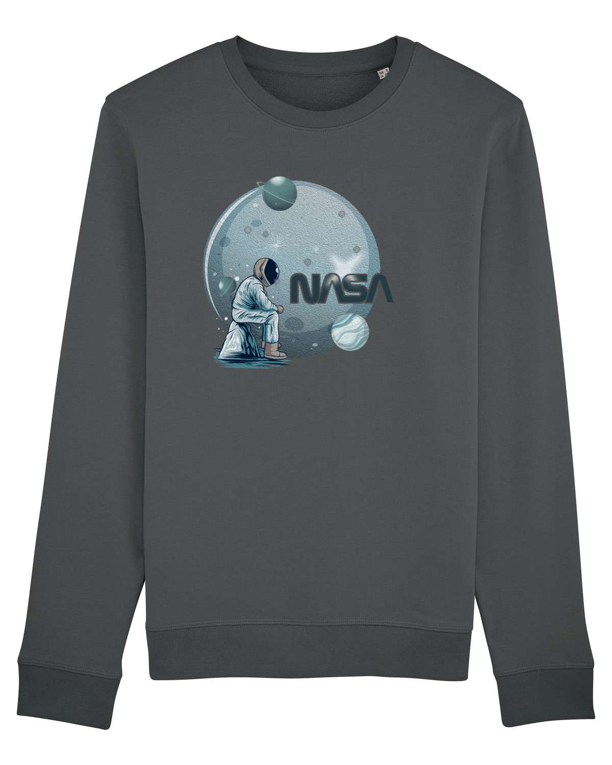 Bluză mânecă lungă Unisex Rise Anthracite