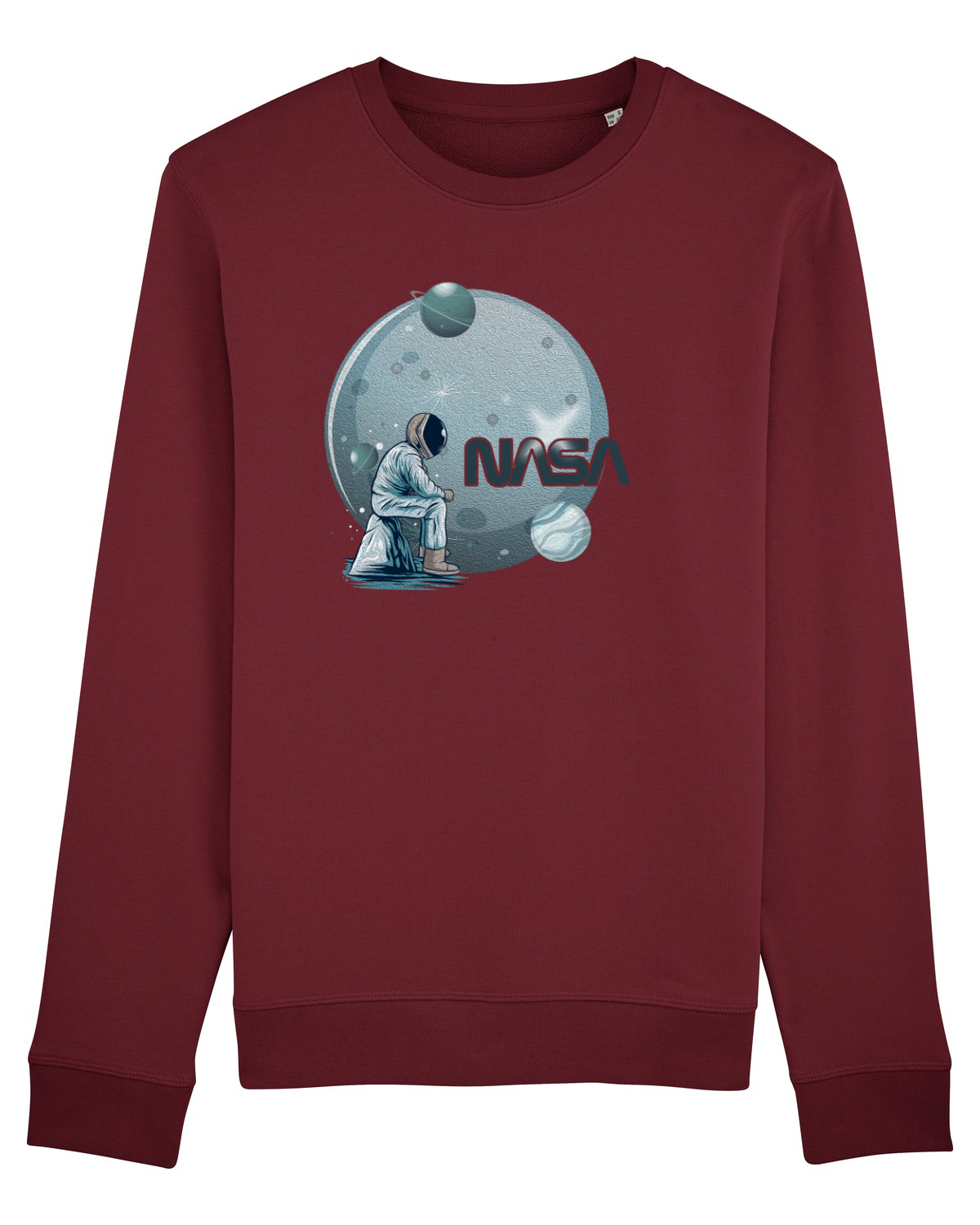 Bluză mânecă lungă Unisex Rise Burgundy