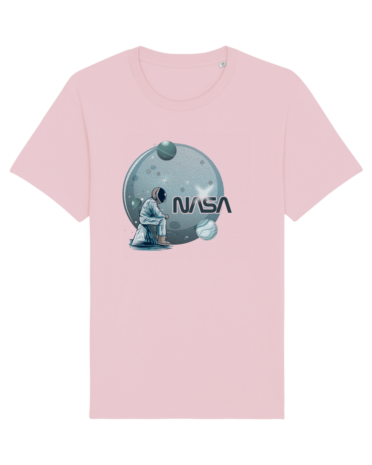 Tricou mânecă scurtă Unisex Rocker Cotton Pink