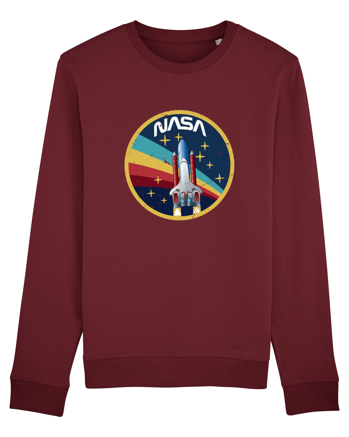 Bluză mânecă lungă Unisex Rise Burgundy