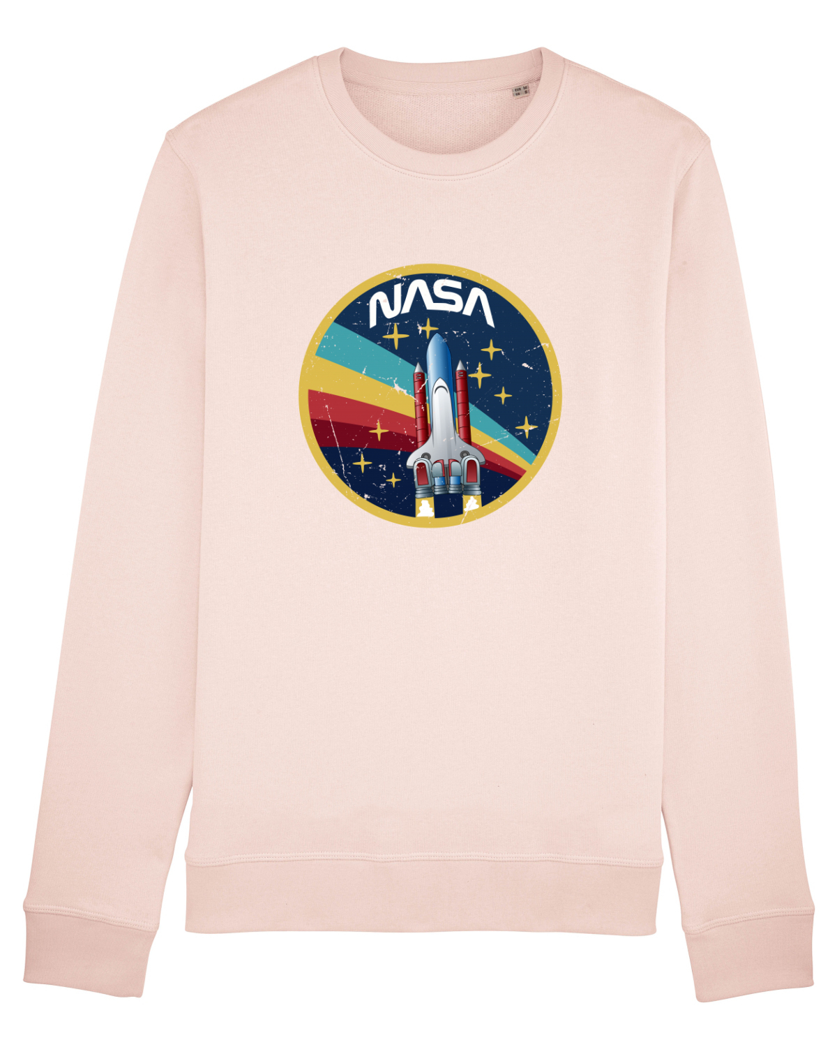 Bluză mânecă lungă Unisex Rise Candy Pink