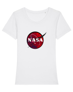NASA Red Planet Tricou mânecă scurtă guler larg fitted Damă Expresser
