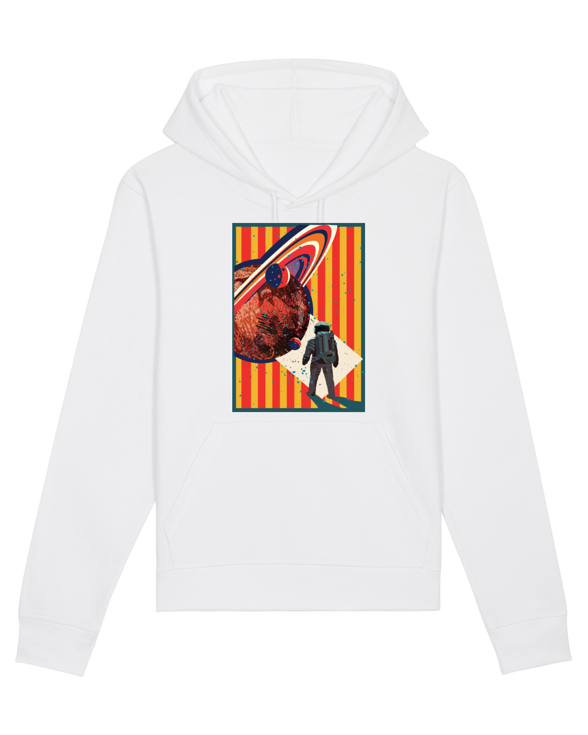 Hanorac Unisex Drummer White