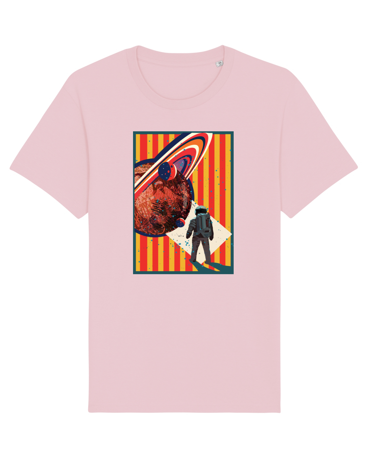 Tricou mânecă scurtă Unisex Rocker Cotton Pink