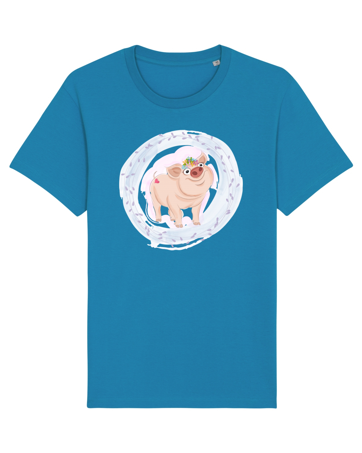 Tricou mânecă scurtă Unisex Rocker Azur