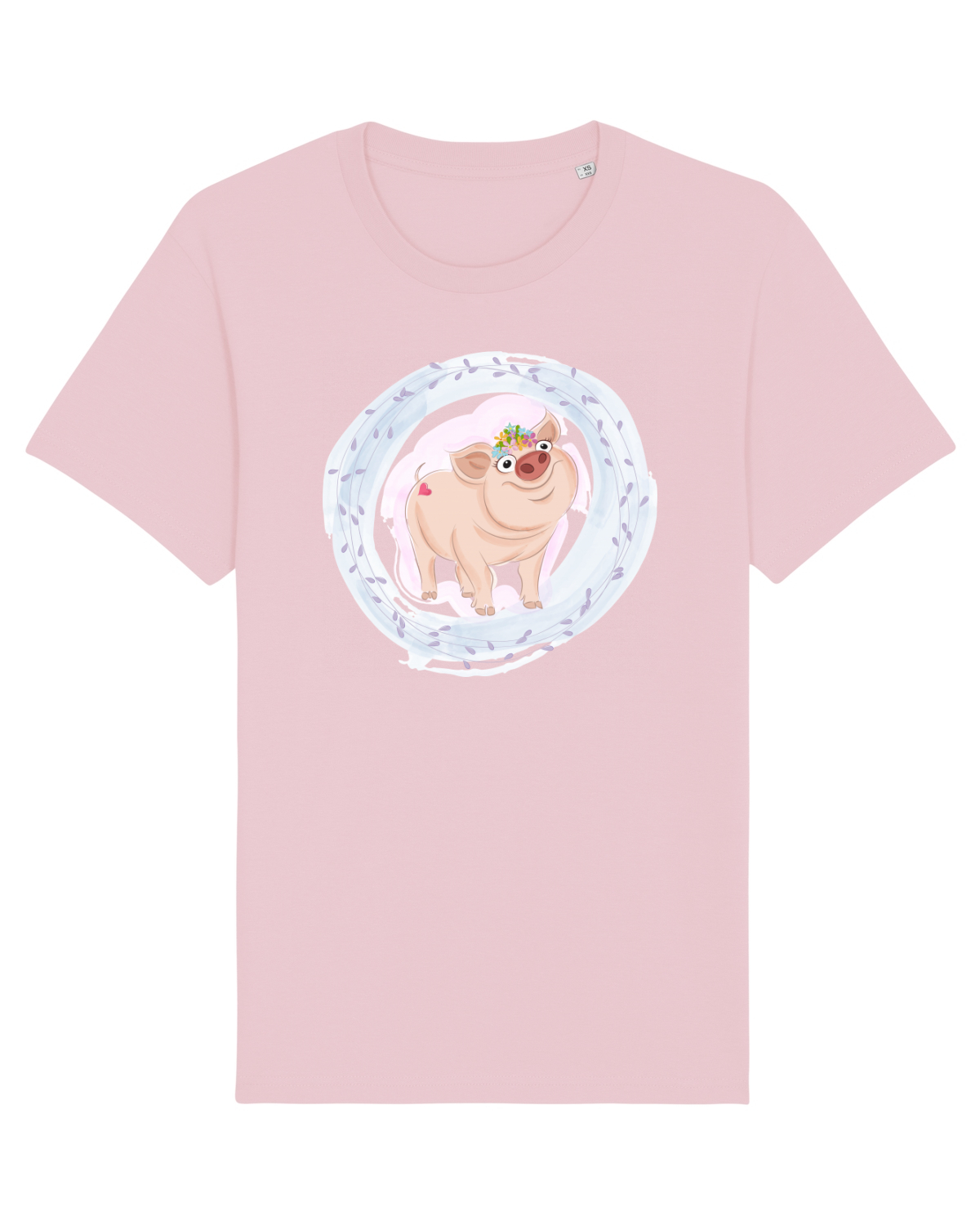 Tricou mânecă scurtă Unisex Rocker Cotton Pink