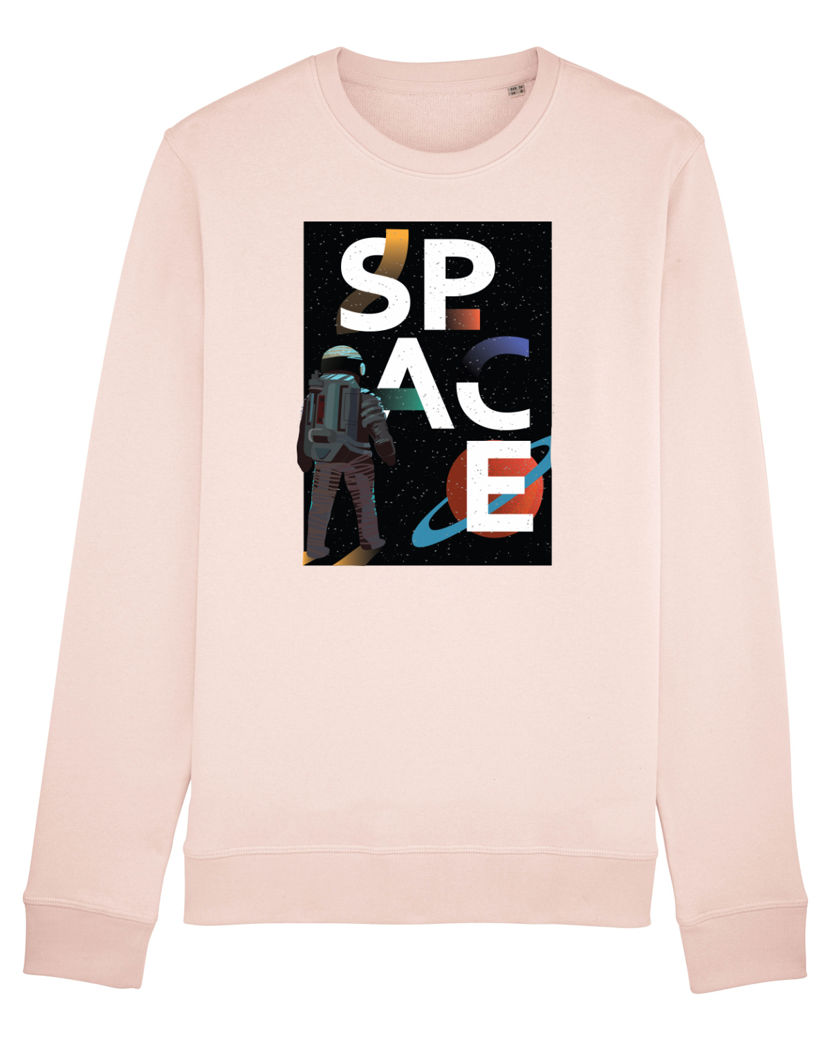 Bluză mânecă lungă Unisex Rise Candy Pink