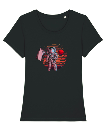 Astronaut Red Planet Black