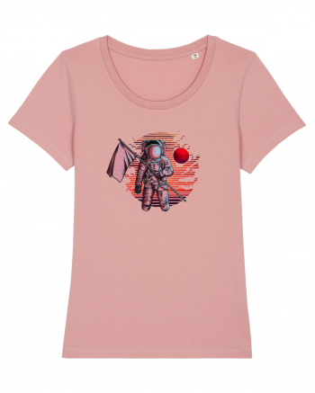 Astronaut Red Planet Canyon Pink