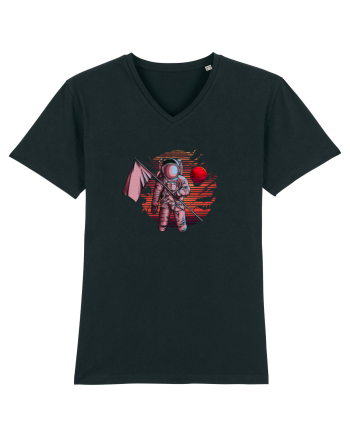Astronaut Red Planet Black