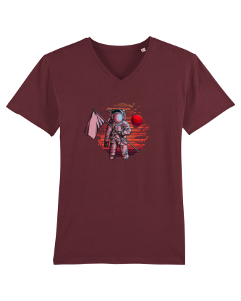 Astronaut Red Planet Burgundy