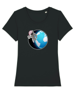 Space Tennis Tricou mânecă scurtă guler larg fitted Damă Expresser
