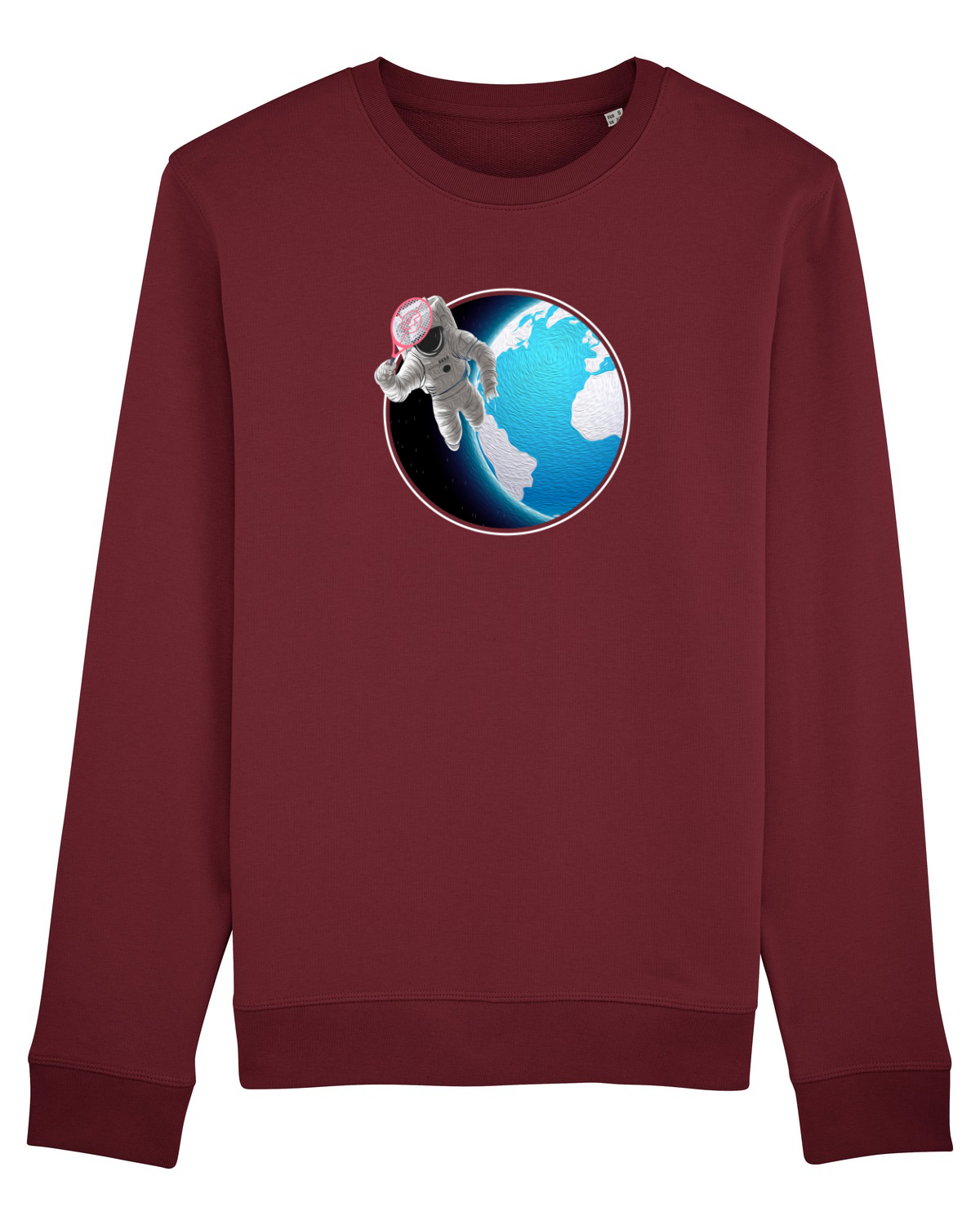 Bluză mânecă lungă Unisex Rise Burgundy