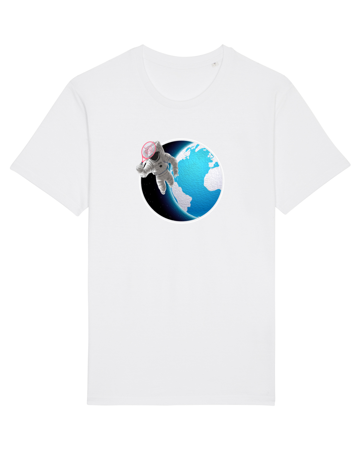 Tricou mânecă scurtă Unisex Rocker White