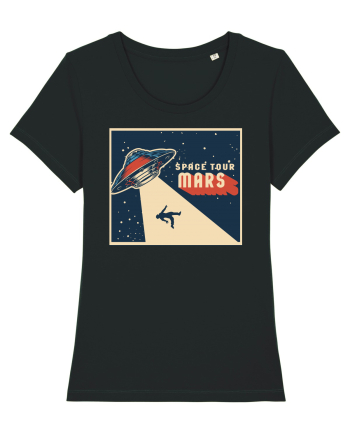 Space Tour Mars UFO Black