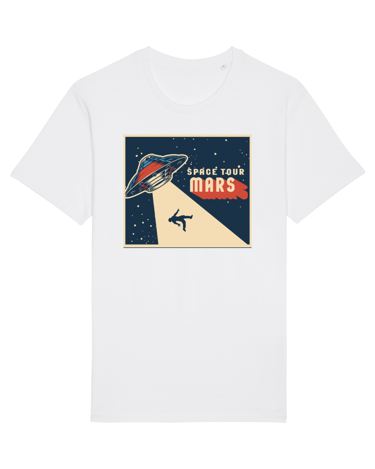 Tricou mânecă scurtă Unisex Rocker White