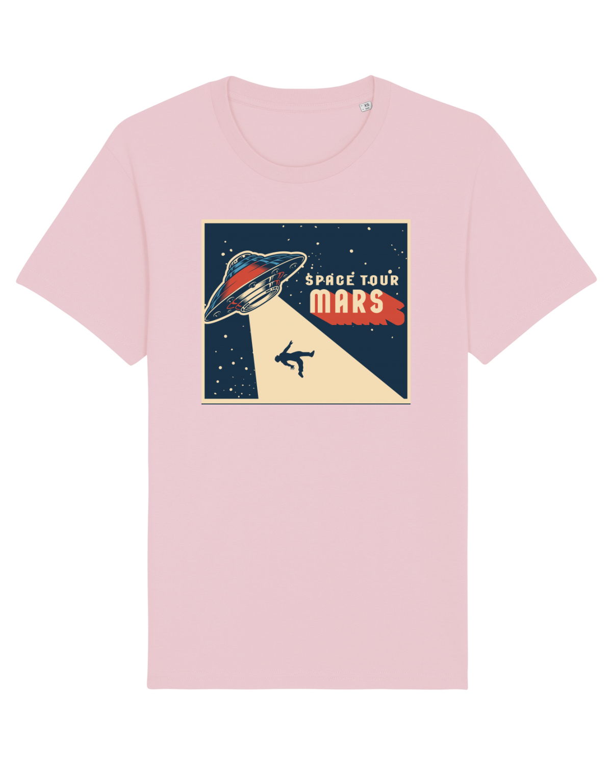 Tricou mânecă scurtă Unisex Rocker Cotton Pink