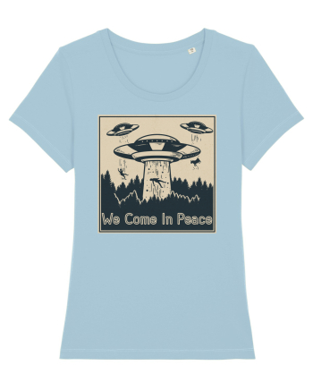 We Come In Peace Sky Blue