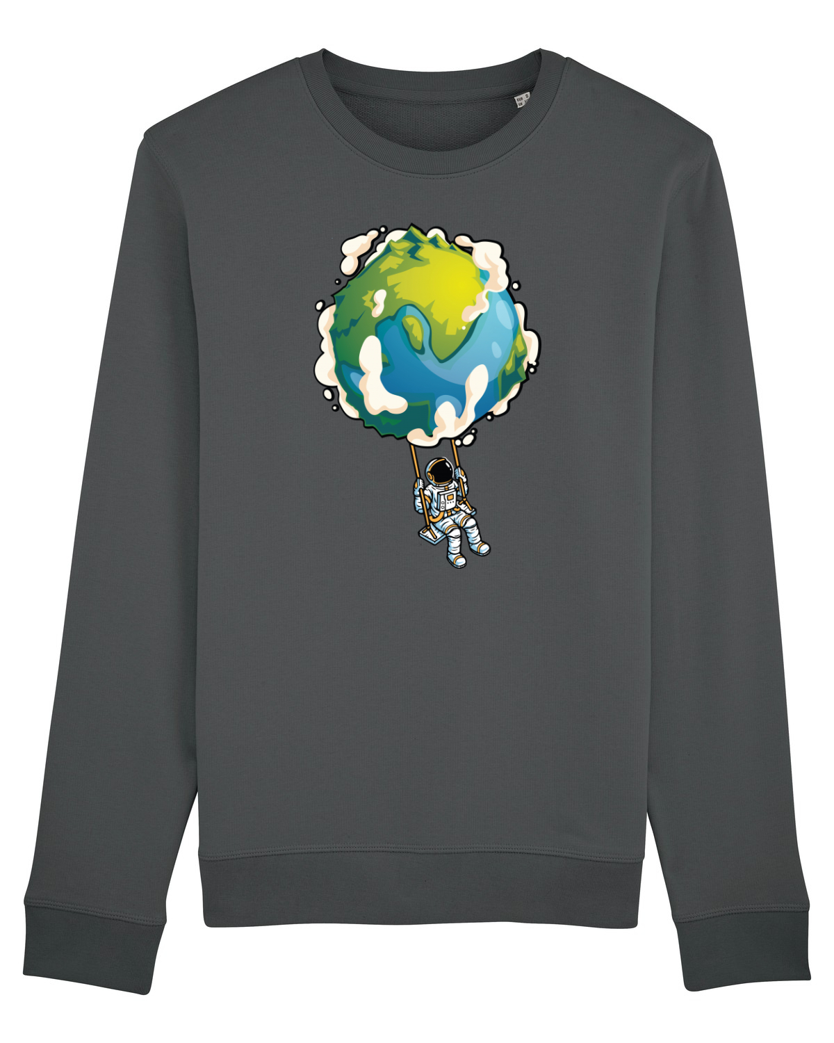 Bluză mânecă lungă Unisex Rise Anthracite