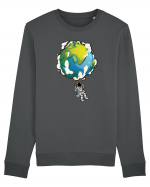 World Swing Astro Bluză mânecă lungă Unisex Rise