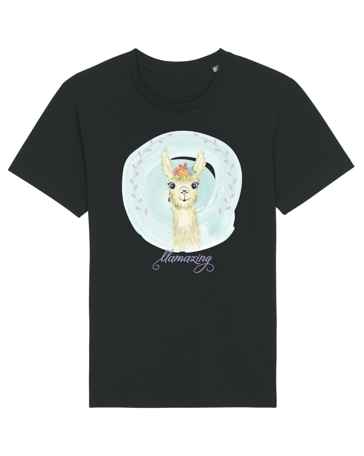 Tricou mânecă scurtă Unisex Rocker Black