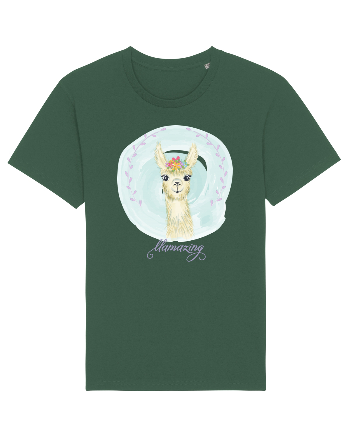 Tricou mânecă scurtă Unisex Rocker Bottle Green