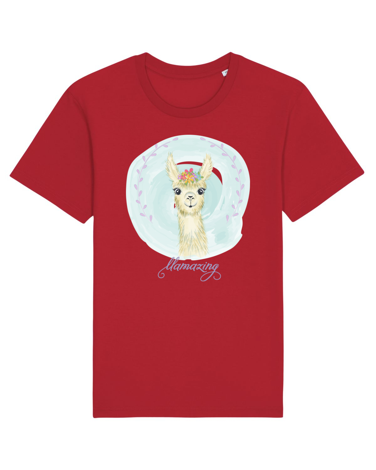 Tricou mânecă scurtă Unisex Rocker Red