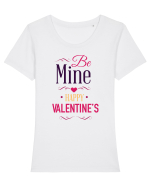 Be Mine Tricou mânecă scurtă guler larg fitted Damă Expresser