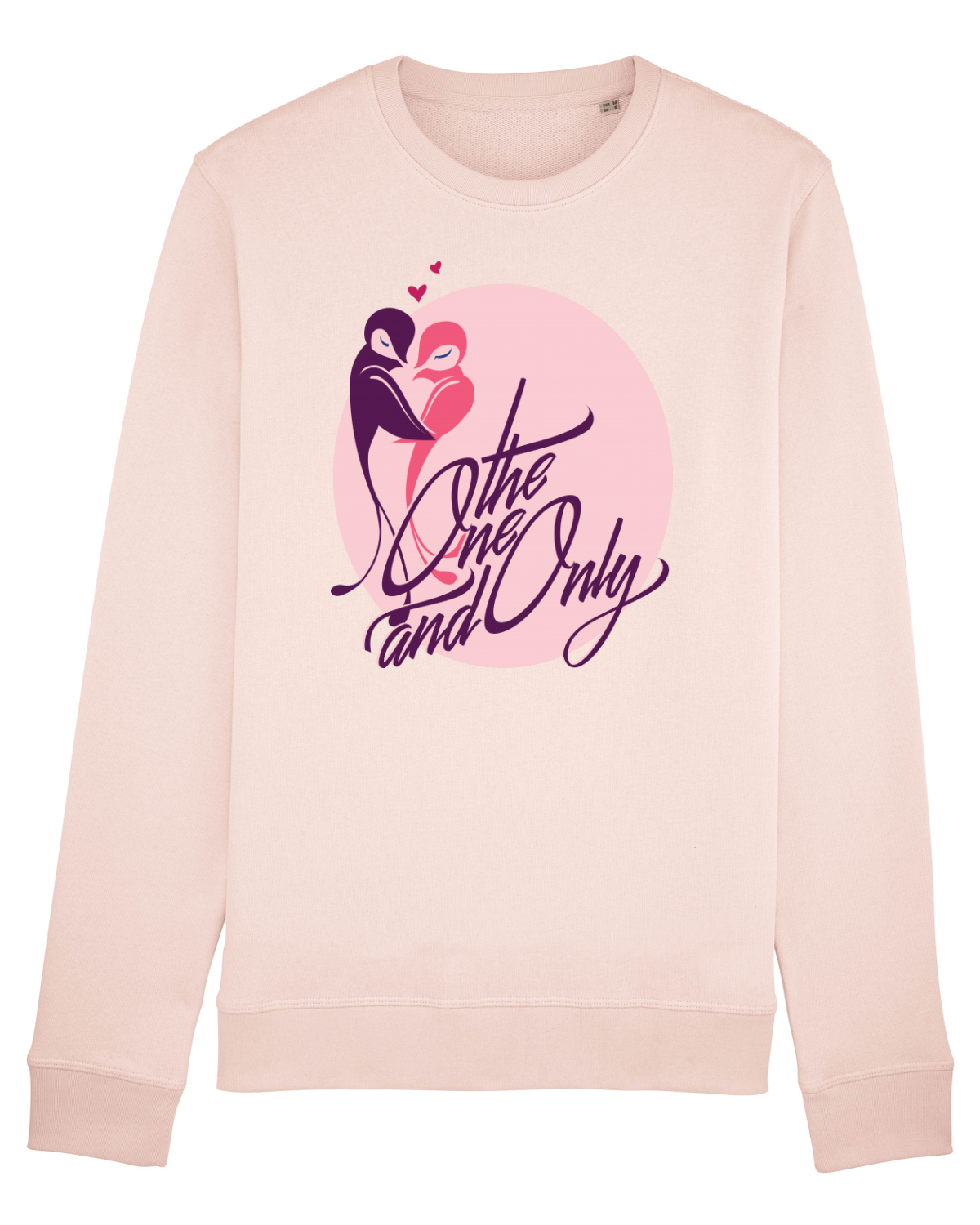 Bluză mânecă lungă Unisex Rise Candy Pink