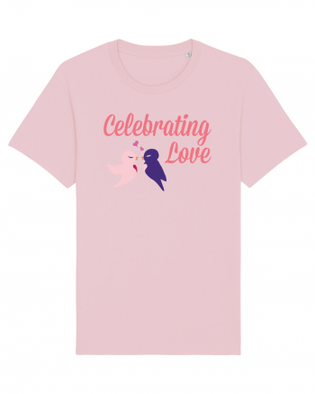 Celebrating Love Birds Cotton Pink