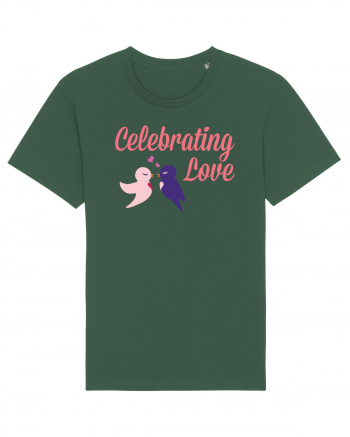 Celebrating Love Birds Bottle Green