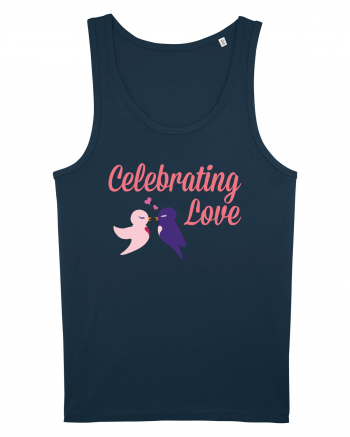 Celebrating Love Birds Navy