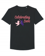 Celebrating Love Birds Tricou mânecă scurtă guler larg Bărbat Skater