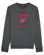 Faith and Love Bluză mânecă lungă Unisex Rise