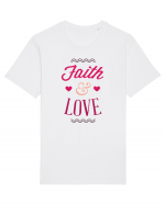 Faith and Love Tricou mânecă scurtă Unisex Rocker