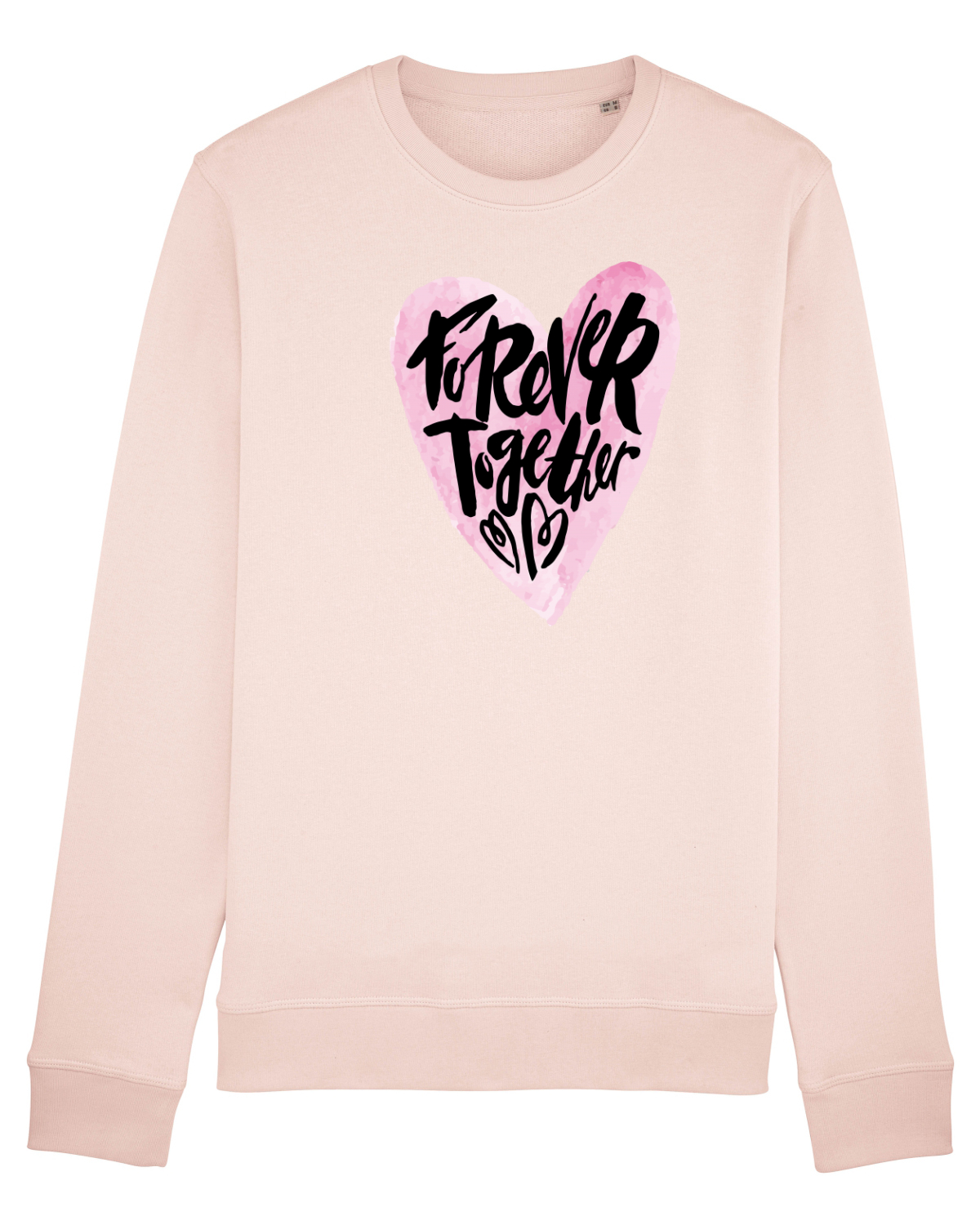 Bluză mânecă lungă Unisex Rise Candy Pink