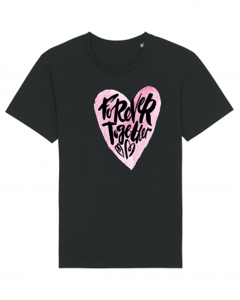 Forever Together Heart Black