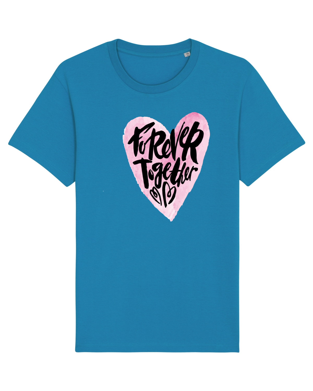 Tricou mânecă scurtă Unisex Rocker Azur