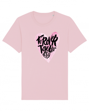 Forever Together Heart Cotton Pink